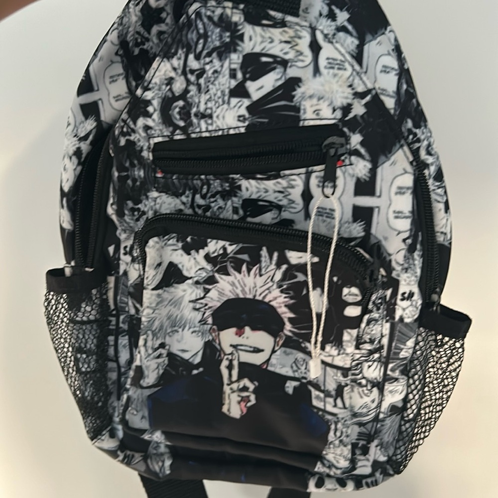 Small gojo anime backpack, one strap